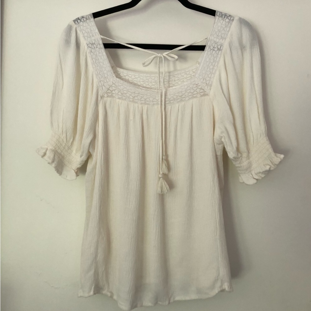 In Loom Cotton Top~size Medium
